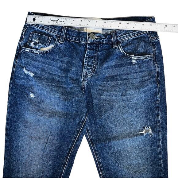 One Teaspoon Women’s Sz 31 Loose Fit Jeans Awesome Baggies Mid Rise Denim Baggy - Picture 11 of 14